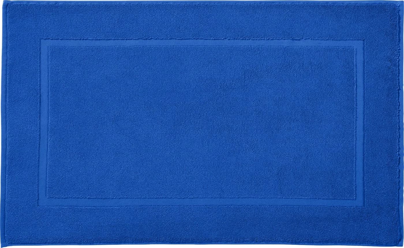 REDBEST Badematte Duschvorlage 6mm Höhe Blau Walk-Frottier Uni - Bild 2