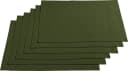 REDBEST Platzset Tischset "Seattle" 6er-Pack Dunkelgrün Baumwolle Uni Bild 2