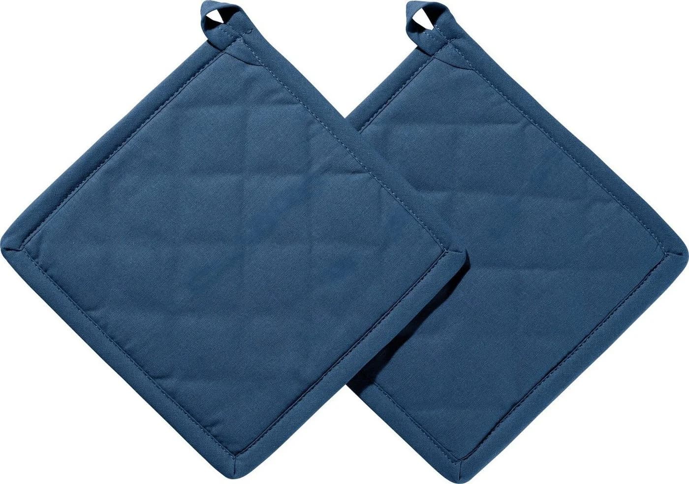 REDBEST Topflappen "Seattle" 2er-Pack Dunkelblau Uni