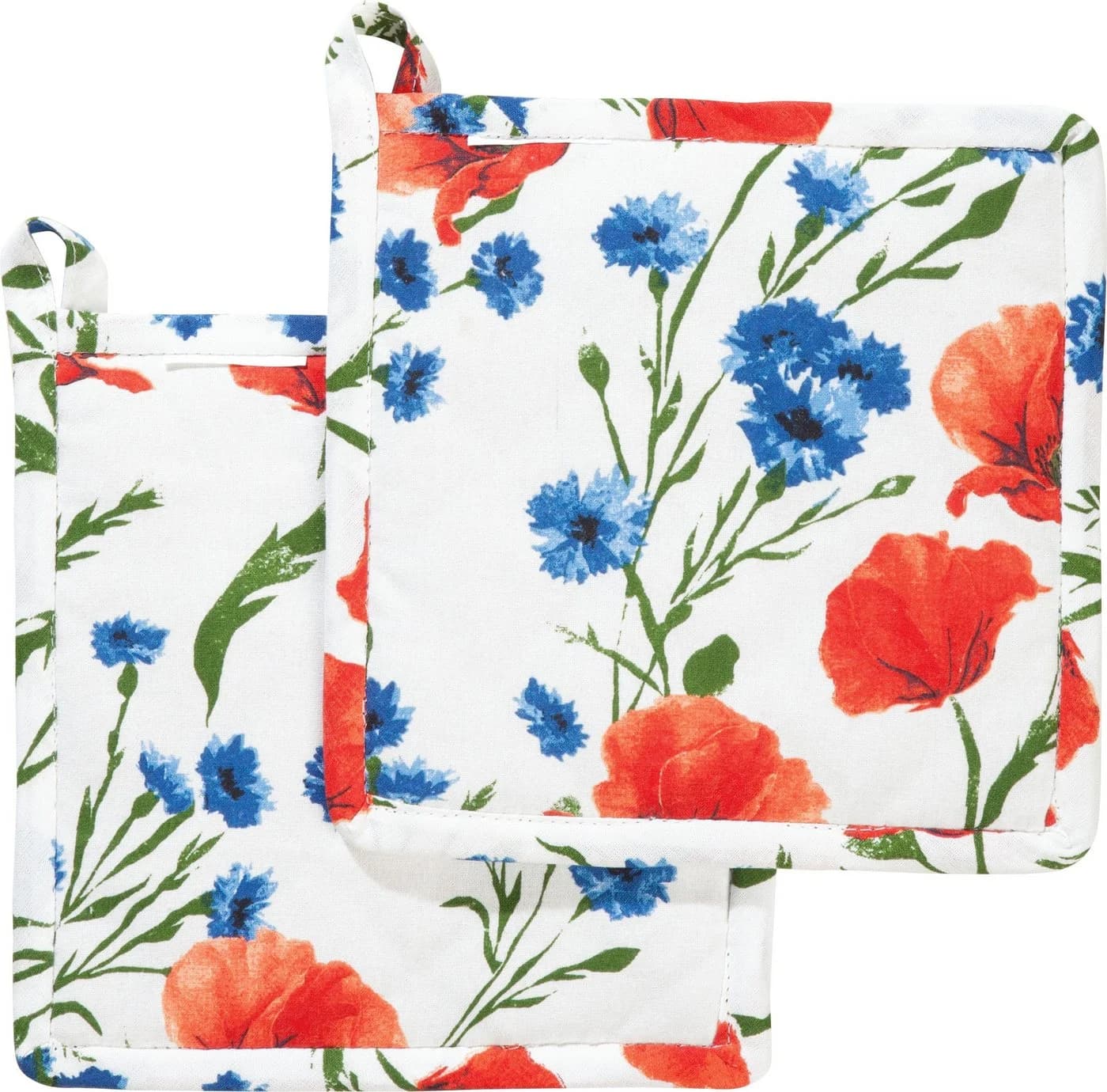 REDBEST Topflappen 2er-Pack Blumen Baumwolle - Bild 2