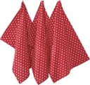 REDBEST Geschirrtuch Orlando 3er-Pack Baumwolle Punkte Rot Bild 2