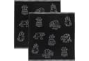 Kracht Frottier-Geschirrtuch 2er-Pack Baumwolle Jacquard-Motiv Bild 2