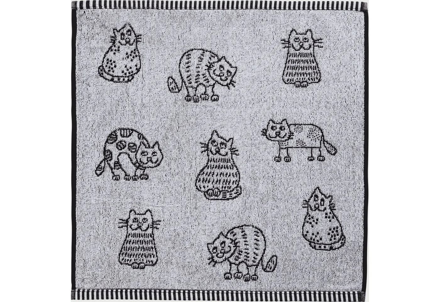Kracht Frottier-Geschirrtuch 2er-Pack Baumwolle Jacquard-Motiv - Bild 3