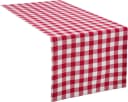 REDBEST Tischläufer Nashville Baumwolle Karo Rot Bild 2
