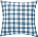 REDBEST Kissenbezug Nashville Baumwolle Karo Blau Bild 2