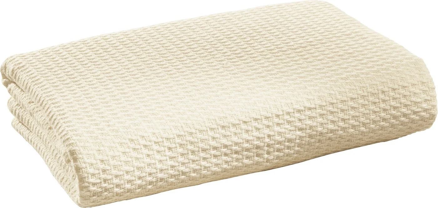 Erwin Müller Wohndecke Sommerdecke Siena Baumwolle Uni Beige - Bild 2