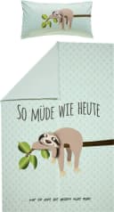 Erwin Müller Kinderbettwäsche Wendebettwäsche Faultier Renforcé Bild 2