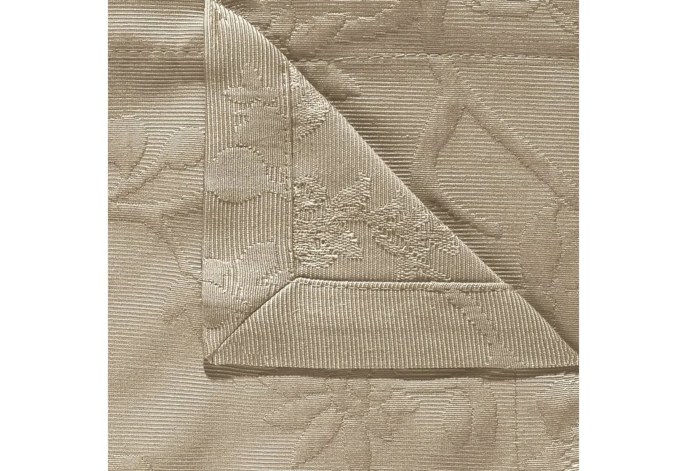 Erwin Müller Mitteldecke "Arnsberg" Beige Jacquard Uni - Bild 4