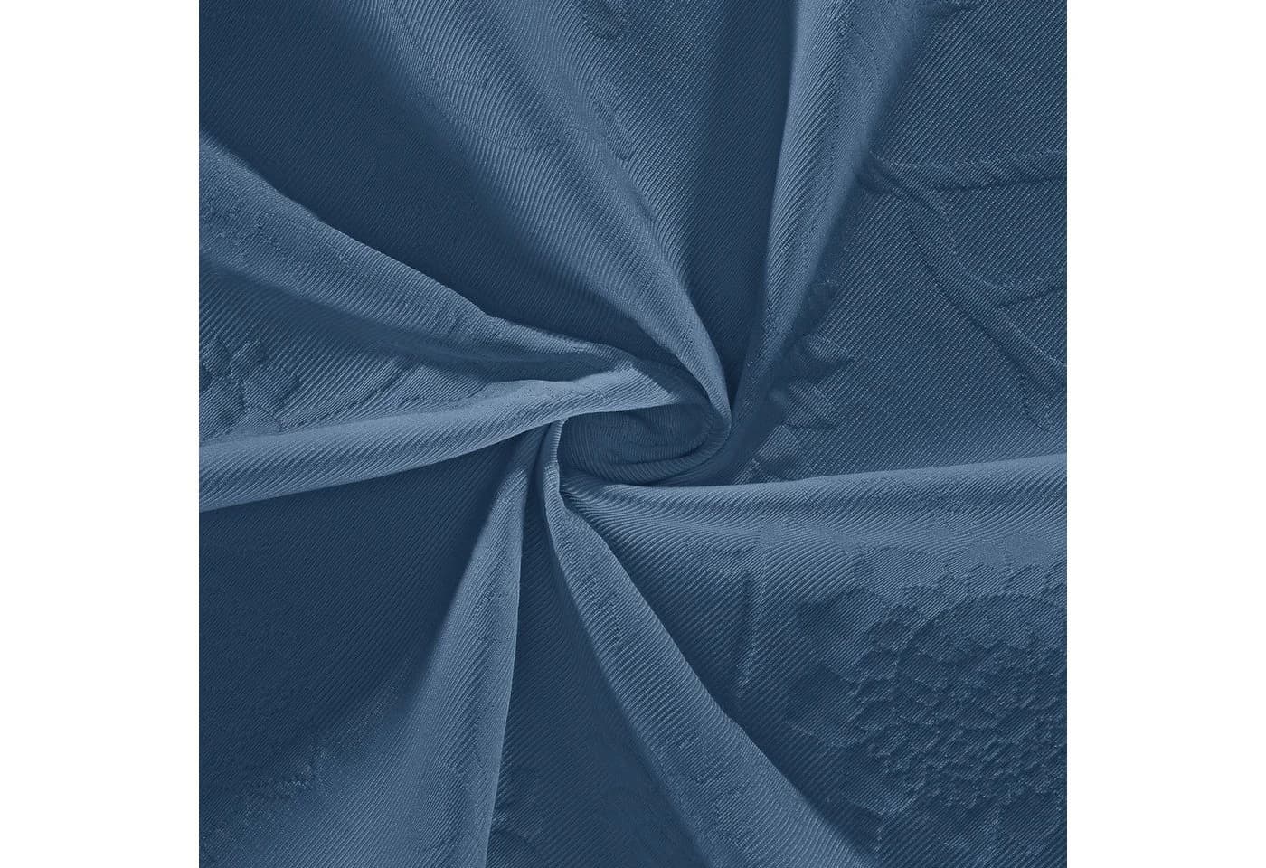 Erwin Müller Tischset "Arnsberg" 2er-Pack Blau Blumen Jacquard - Bild 3