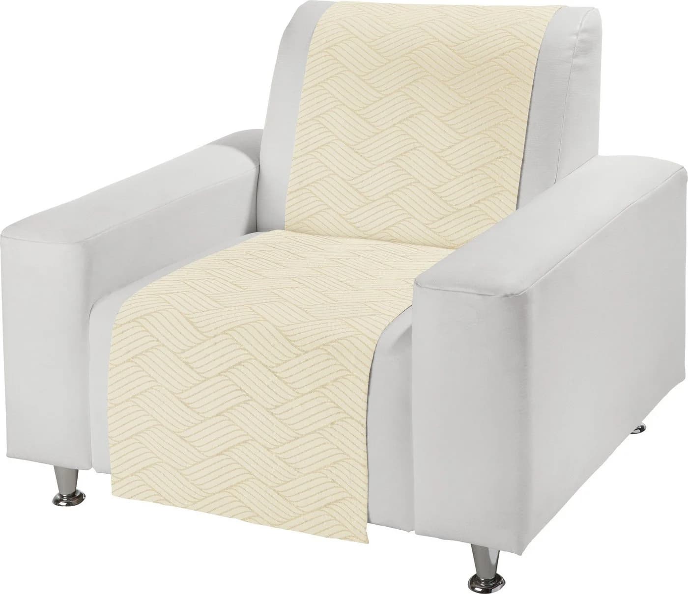 Erwin Müller Sesselschoner Jacquard Natur 55% Polyester 45% Baumwolle - Bild 2