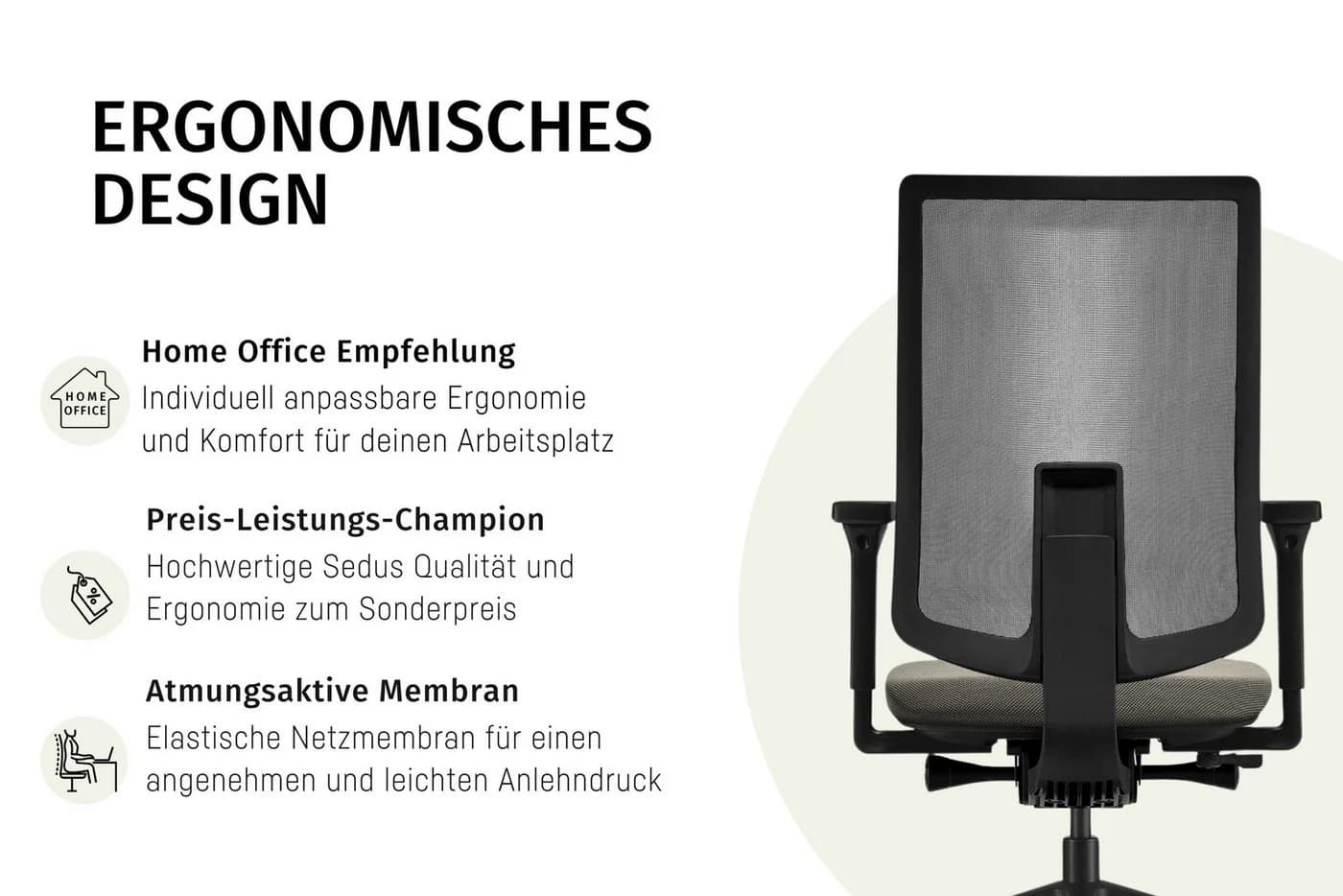 sedus Bürostuhl se:do PRO light 2 Synchronmechanik Blau - Bild 5