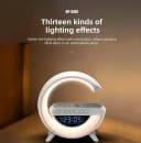 Ikonka Radiowecker Multifunktional 7in1 RGB-Licht Bluetooth, Wecker, Qi-Ladefläche RGB-Licht mit Bluetooth, Wecker, Qi-Ladefläche & 13 Farbmodi Bild 1
