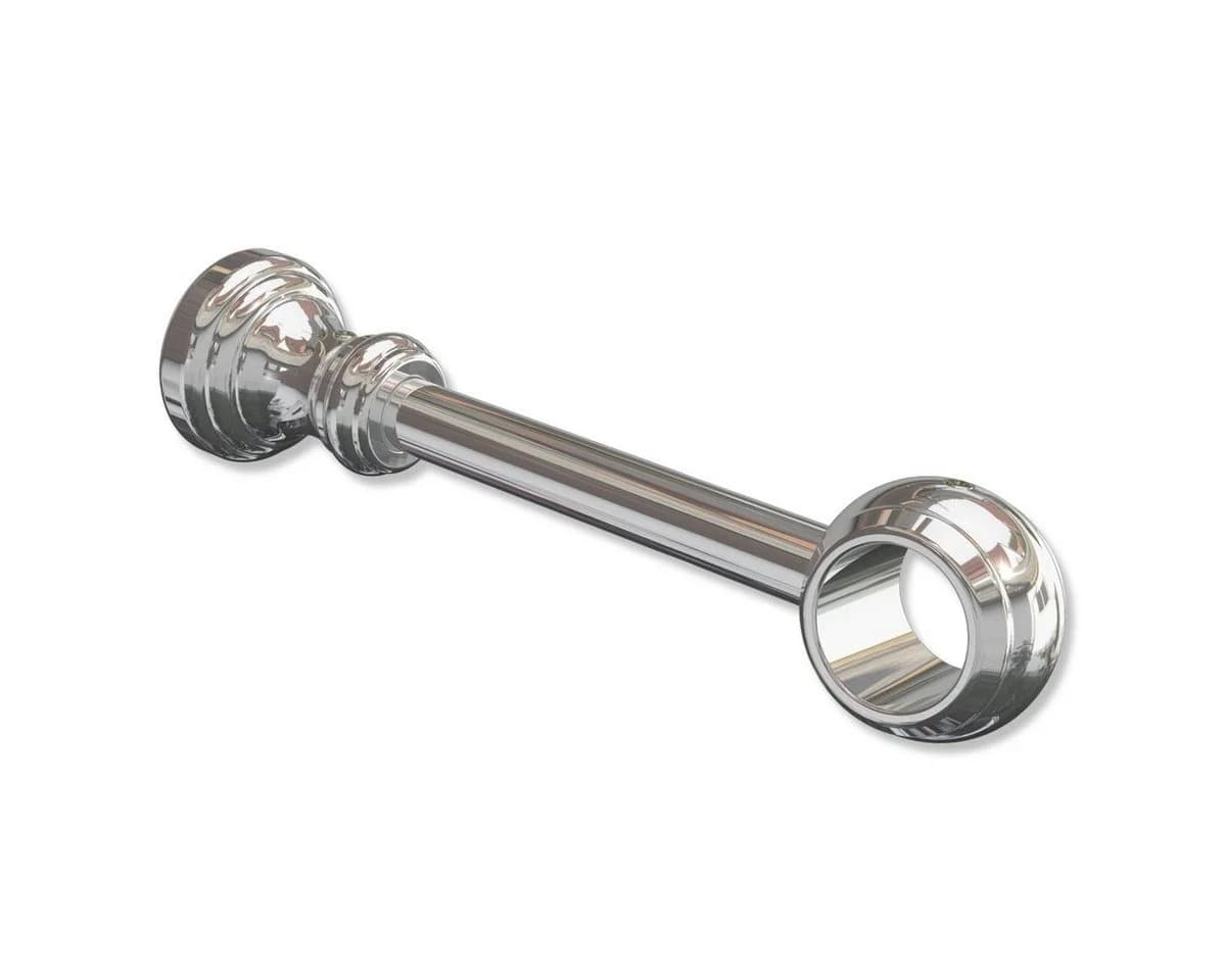 INTERDECO Gardinenstangenhalter Classic 28 mm Chrom-farbig