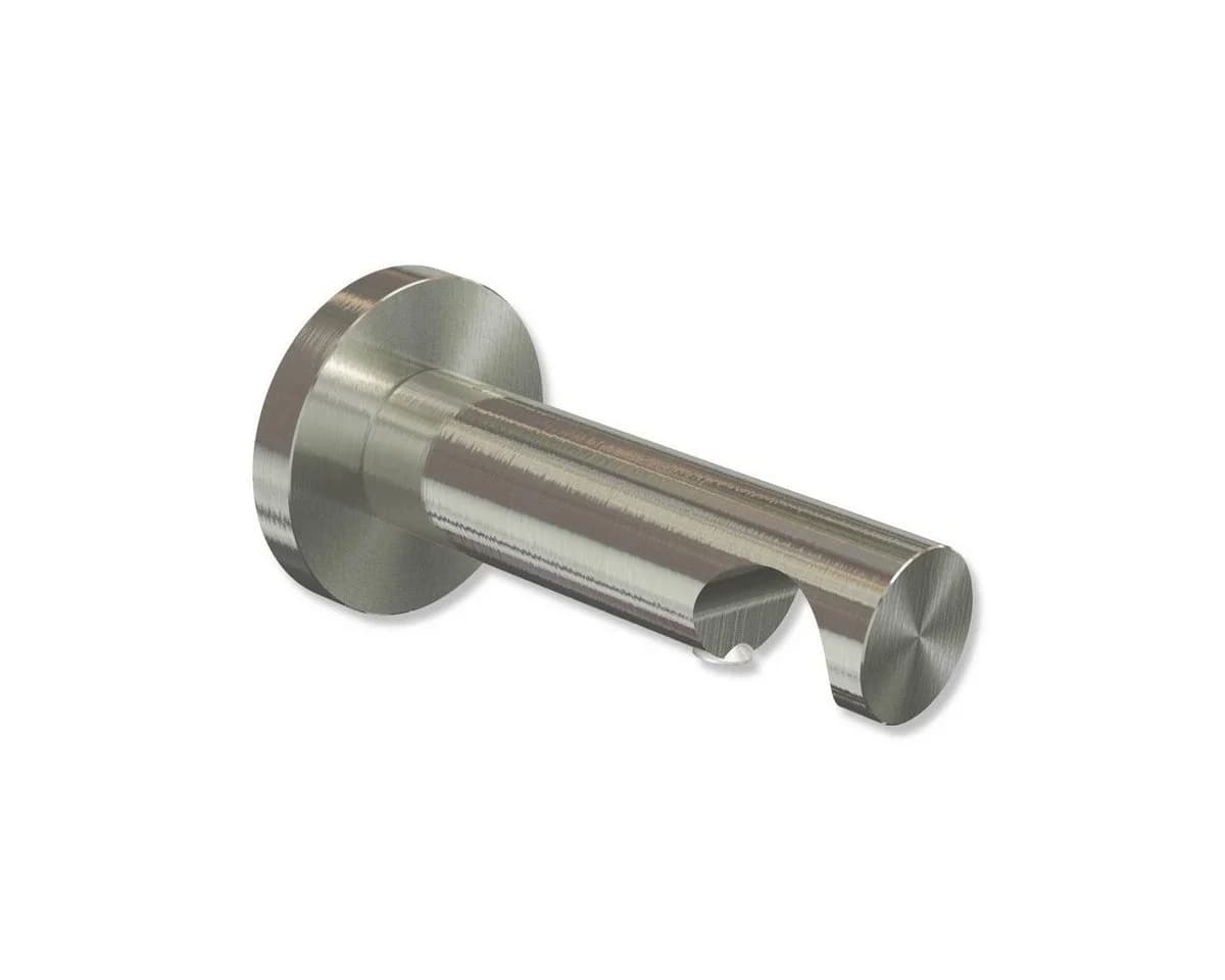 INTERDECO Gardinenstangenhalter Platon Edelstahl-Optik 20 mm