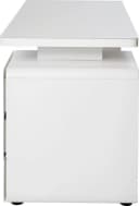 JAHNKE CSL 440 Schreibtisch Weiß Transparent mit Schubkästen Bild 5