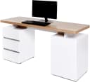 Jahnke CU-LIBRE C 250 Schreibtisch Riviera Eiche Weiß Bild 5