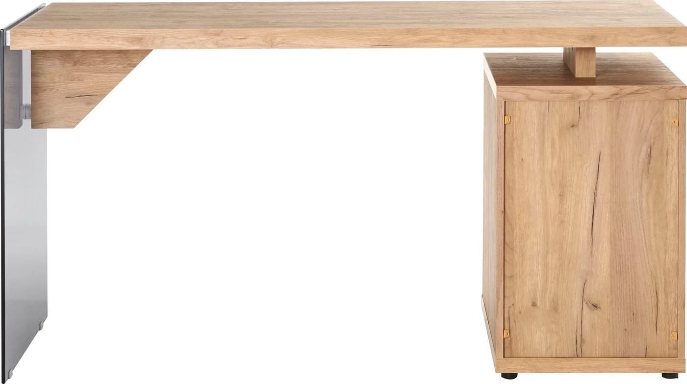 Jahnke Schreibtisch LUX Grau Kerneiche ESG Glas - Bild 5