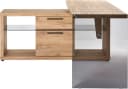 Eckschreibtisch JAHNKE LUX mit Schubladen und Glas Bild 5
