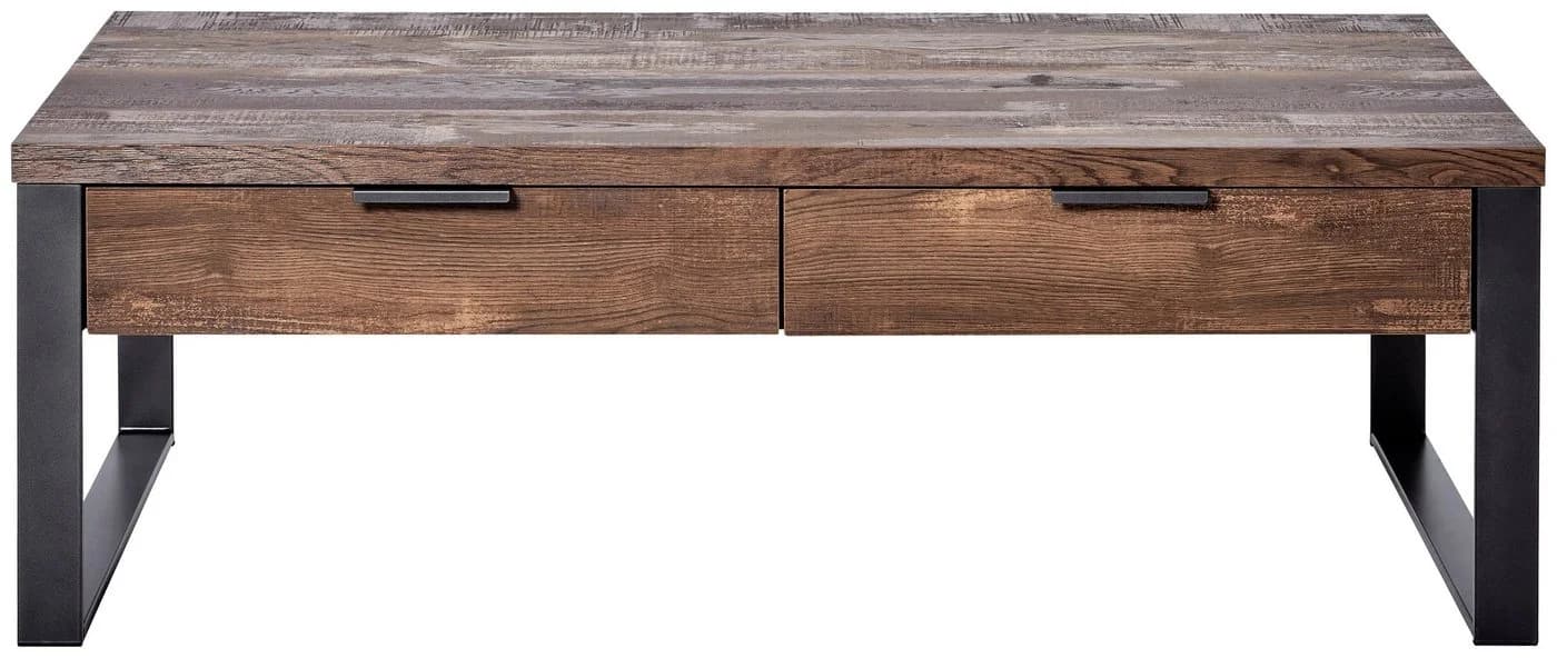 Jahnke LOOP COFFEE Beistelltisch Vintage Eiche Gunmetal