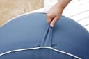 JAHNKE AIR SIT Hocker Navy Blau aufblasbar Indoor Outdoor Bild 5