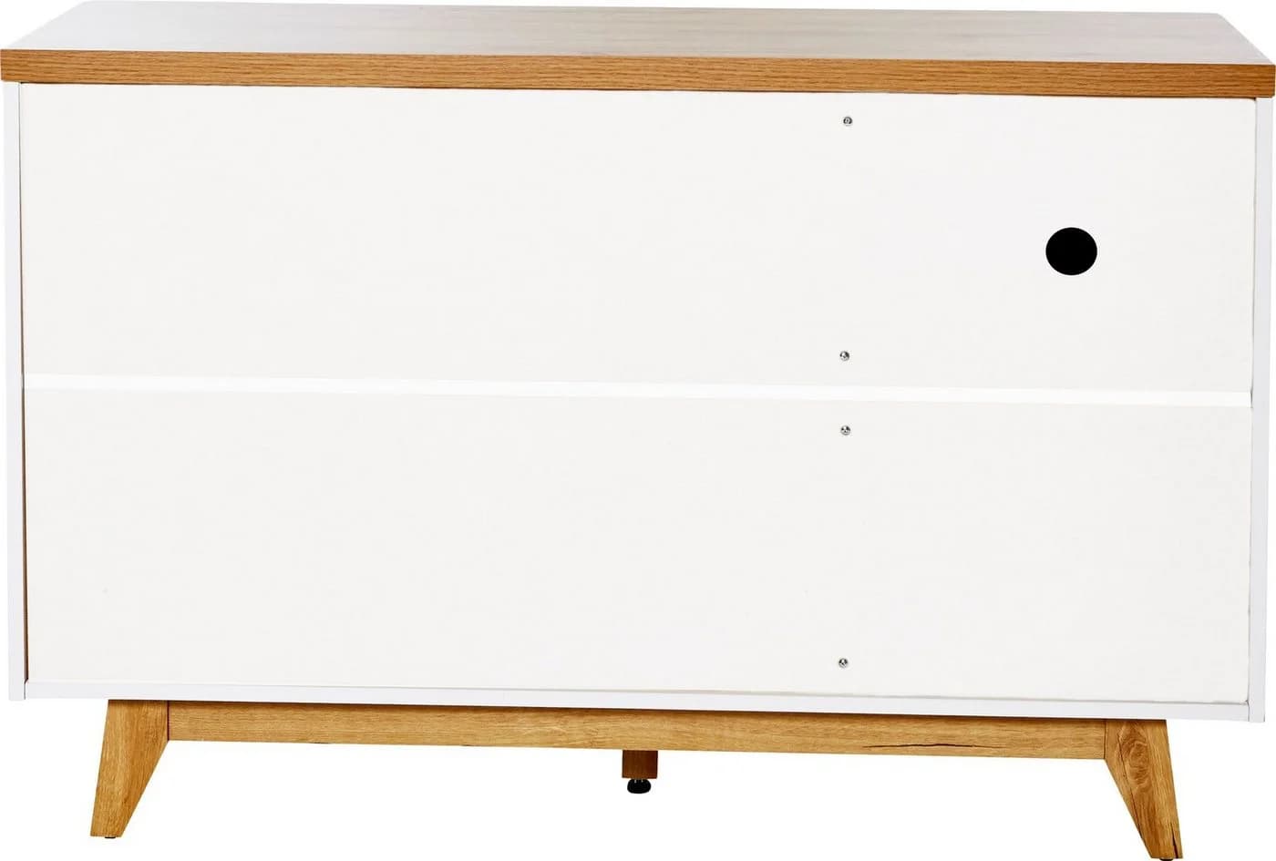 Jahnke Sideboard Libre Braun/Weiß Holzwerkstoff mit 3 Schubladen - Bild 4
