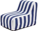 Jahnke AIR LOUNGE Aufblasbarer Loungesessel Navy Blau Weiß Gestreift Bild 2