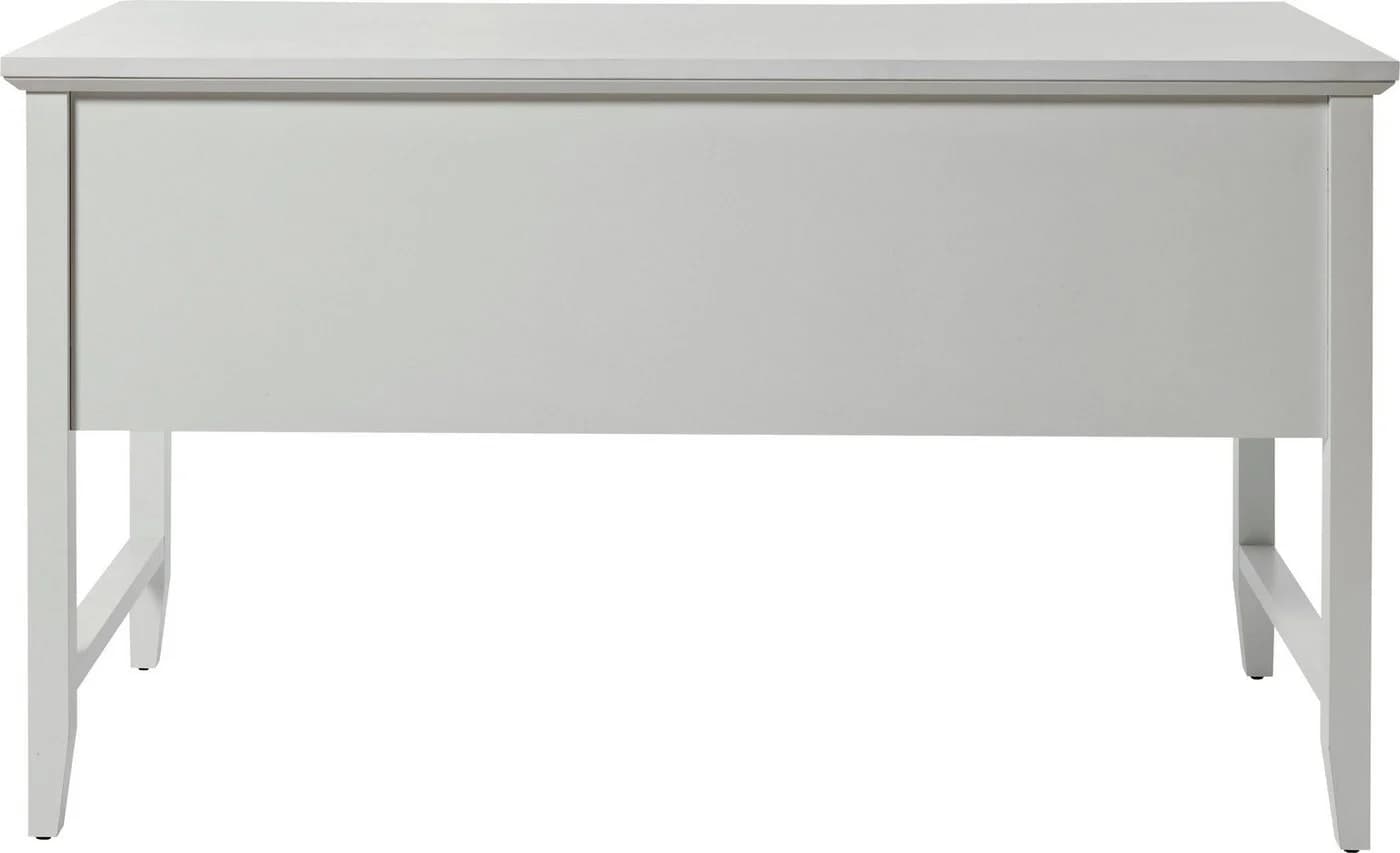 JAHNKE CLASSIC D 130 Schreibtisch Weiß mit 4 Schubladen - Bild 4