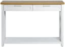 JAHNKE Konsolentisch Chalet Montana Eiche Weiß X-Design Bild 1