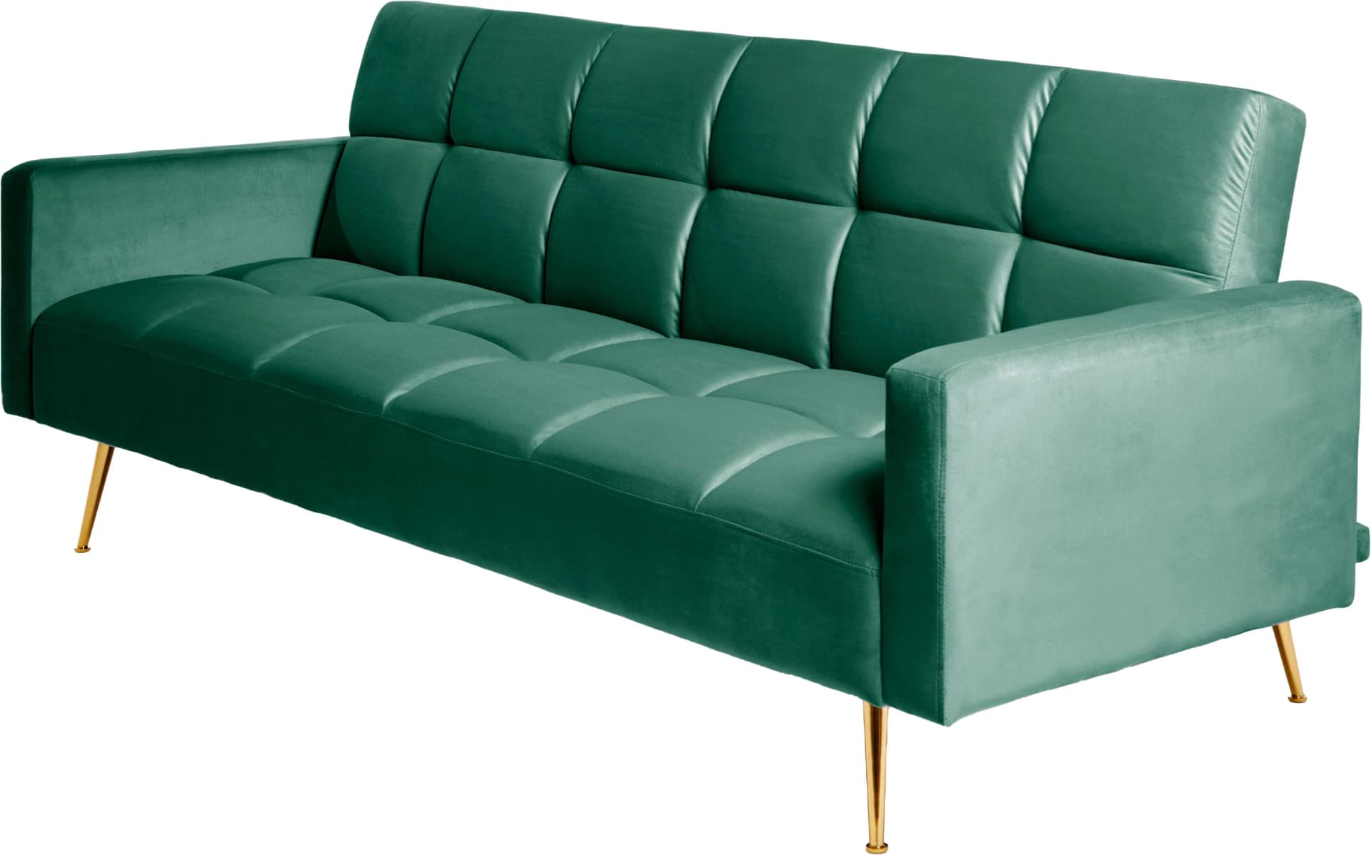 Schlafsofa JAHNKE "CHILLAX POSH" Opalgrün Samt