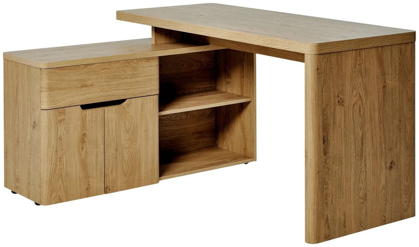Eckschreibtisch JAHNKE CU-LIBRE 150 E Montana Eiche - Bild 4