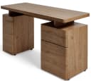 JAHNKE CU-LIBRE 140 Schreibtisch Montana Eiche mit Stauraum Bild 2