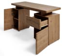 JAHNKE CU-LIBRE 140 Schreibtisch Montana Eiche mit Stauraum Bild 4