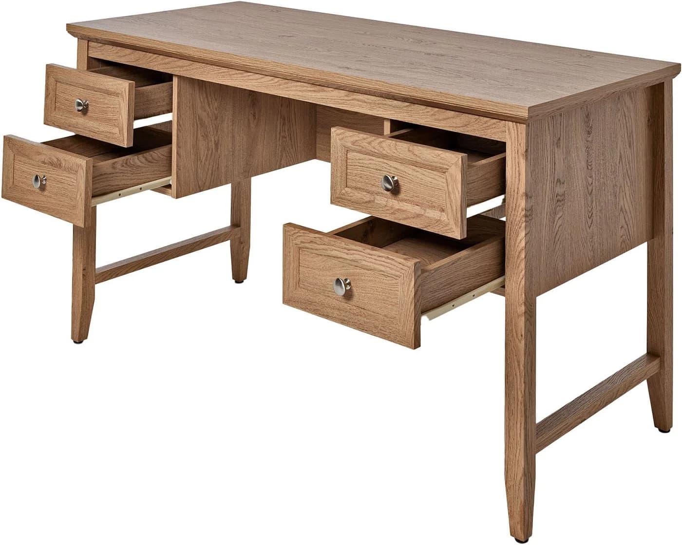 JAHNKE CLASSIC D 130 Schreibtisch Montana Eiche 4 Schubladen - Bild 4