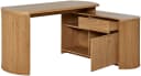 JAHNKE Eckschreibtisch MOON C 150 E montana eiche mit Stauraum Bild 5