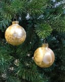 Thüringer Glasdesign Christbaumschmuck JACK 12x Glas Eislack Christbaumkugeln 6cm Bild 4