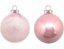 Thüringer Glasdesign Weihnachtsbaumkugeln Eislack Matt 6 Stück Ø 8 cm Bild 1