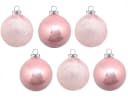 Thüringer Glasdesign Weihnachtsbaumkugeln Eislack Matt 6 Stück Ø 8 cm Bild 2
