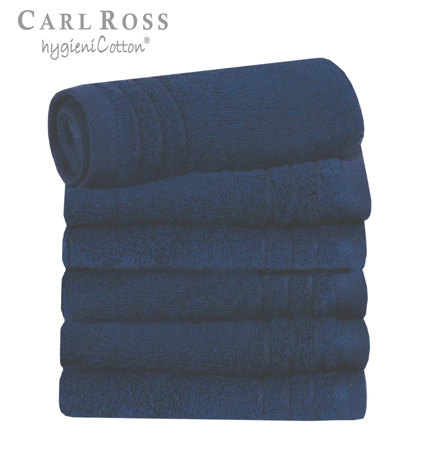 Gästehandtücher Carl Ross HygieniCotton Blau 6er Set