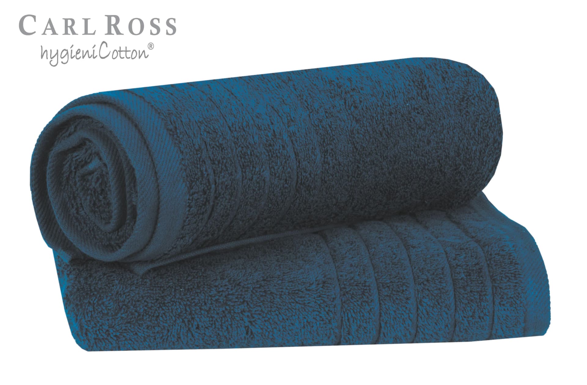 CARL ROSS Handtuch-Set HygieniCotton 2-tlg. Petrol Frottee