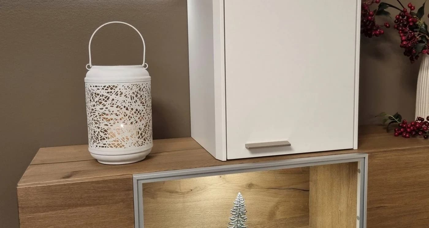 Ambiente Haus Kerzenlaterne Metall Weiß