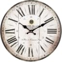Antik Wanduhr 28cm Braun AMBIENTE HAUS Bild 2
