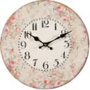 Ambiente Haus Wanduhr Rosen Motiv Rosa 28cm Bild 1