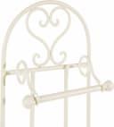 Ambiente Haus Toilettenpapierhalter Antik Weiß Eisen Keramik Bild 5