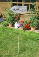 Gartenstecker Ruhezone AMBIENTE HAUS Grau Metall Bild 5