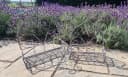 AMBIENTE HAUS Wandregal 2er Set Eckig Grau Metall Bild 1