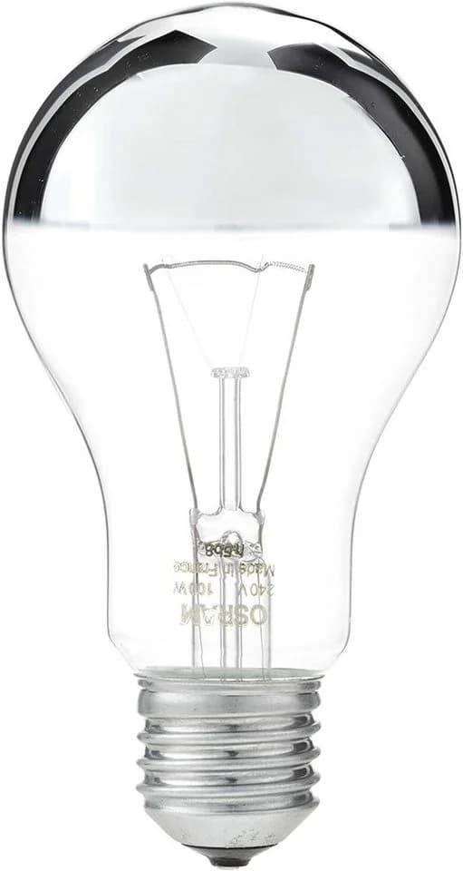 Osram Kopfspiegellampe E27 100W Silber Verspiegelt Dimmbar
