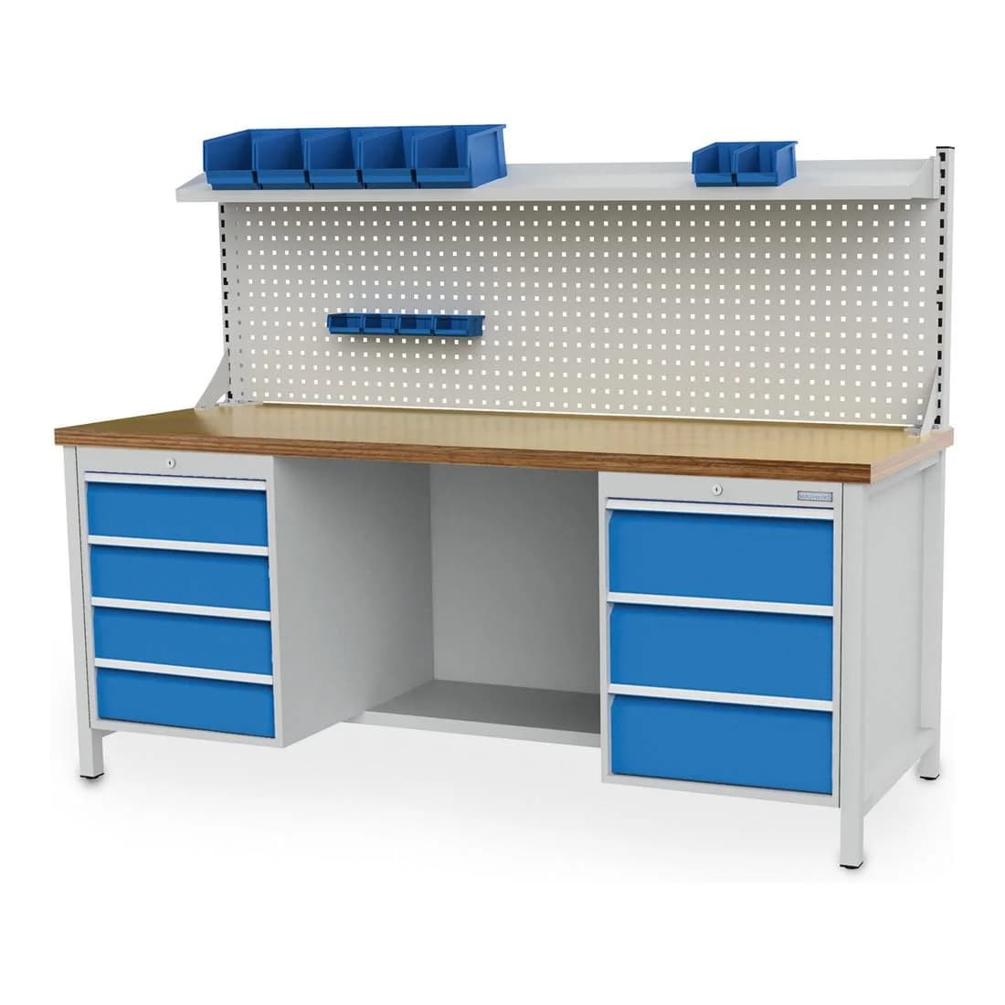 Bedrunka+Hirth Kastenwerkbank R 18-24 mit 7 Schubladen