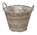 Posiwio Pflanzkorb Flower Market Grau/Braun Kooboo Rattan Bild 2