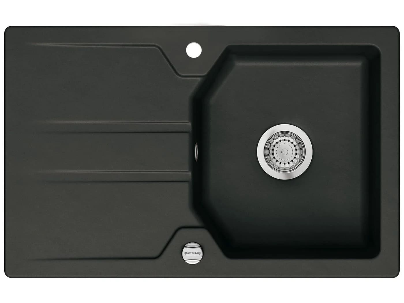 Systemceram Küchenspüle 50220287G Reversibles Becken Keramik - Bild 2