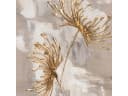 ArtUniverse Leinwandbild Aufrechte Chrysanthemen in Gold Bild 4